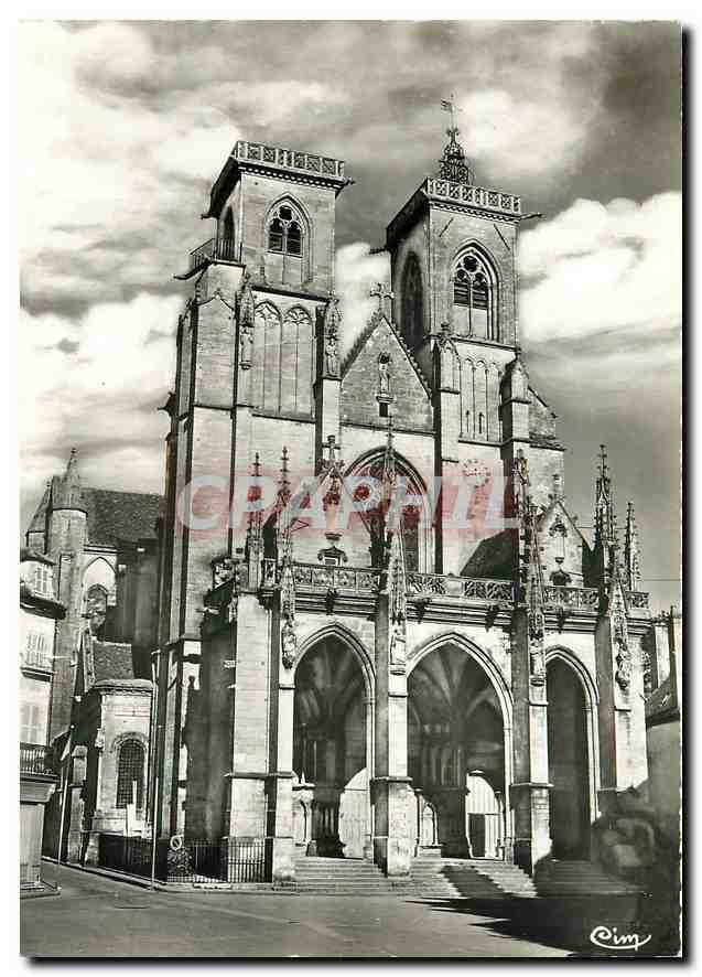 CPM Semur en Auxois C d'Or L'Eglise Notre Dame 