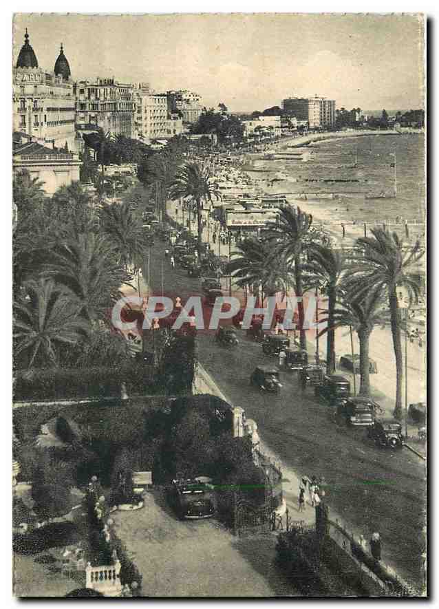 CPM Cannes La promenade de la Croisette 