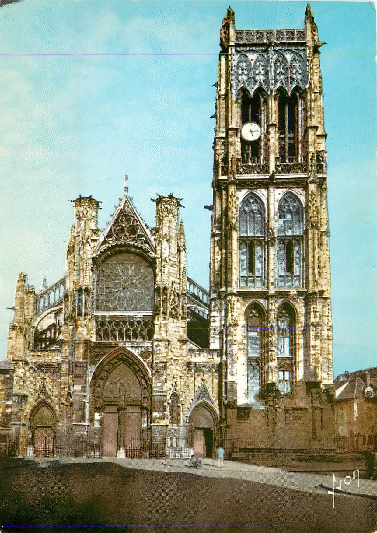 CPM Dieppe Seine Maritime L'Eglise Saint Jacques 