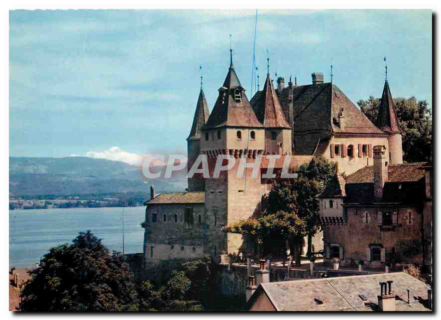 CPM Nyon Le Chateau et le Mont Blanc 