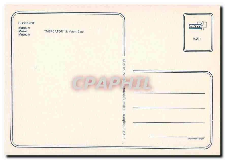 CPM Oostende  — Rückseite
