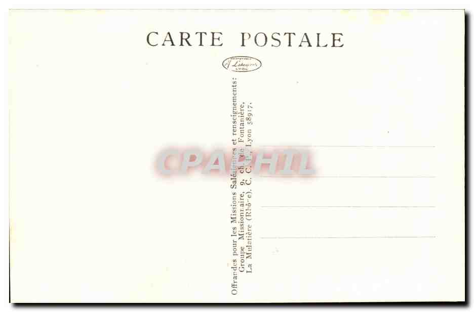 Siam -CPA-Enfants de choeur de Mgr Dreyer delegue apostolique- Mission Salesiennes — Rückseite