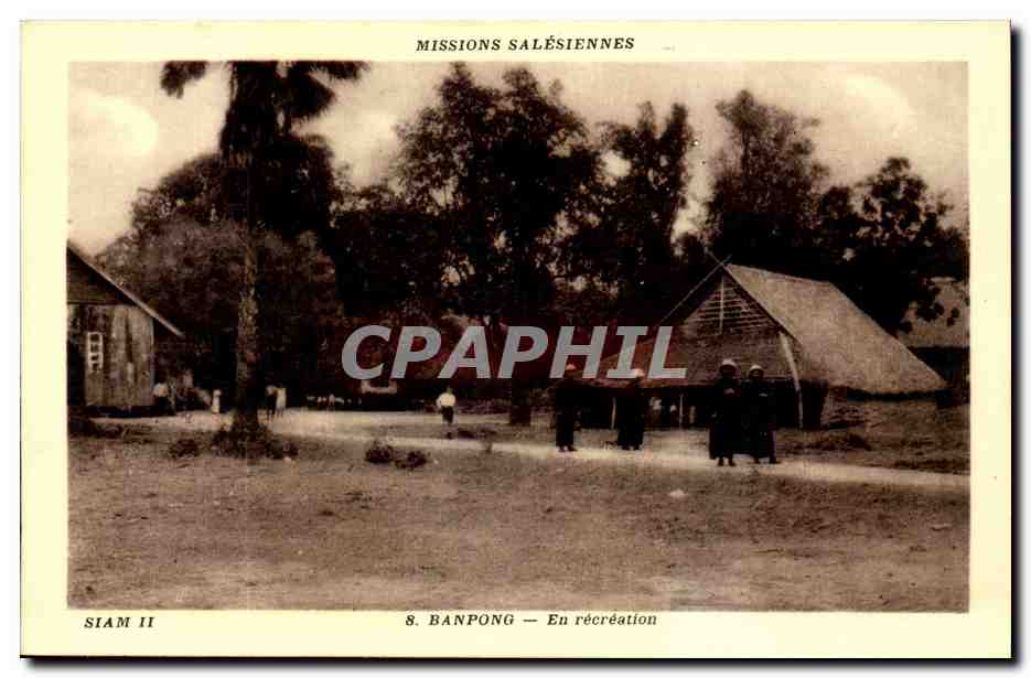 Siam -CPA- Banpong- En recreation- Mission Salesiennes