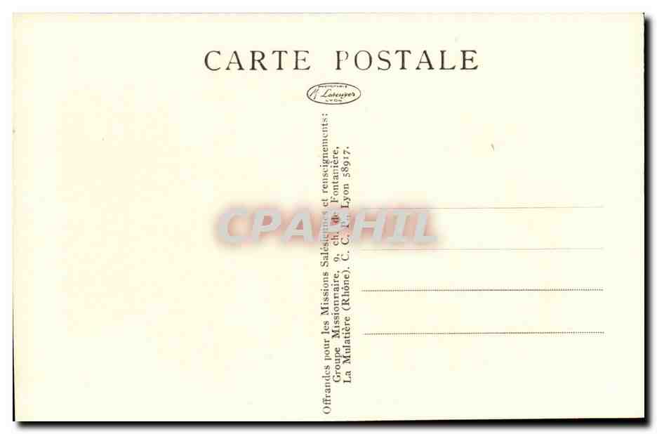 Miyasaki — Enfants de chœur — Missions Salésiennes — Verso