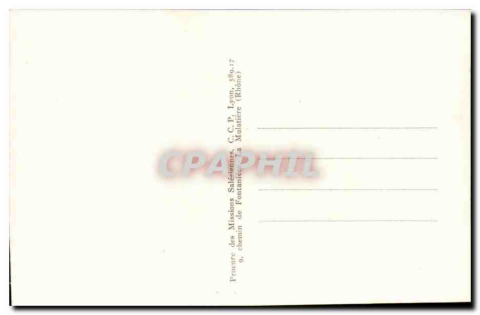 Cimetière bouddhiste — Nippon I — Missions Salésiennes — Verso