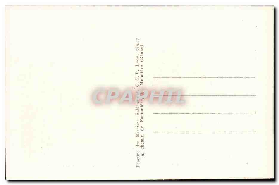 Nippon - Danse et chant pendant le repas-CPA- Mission Salesiennes Japon — Verso