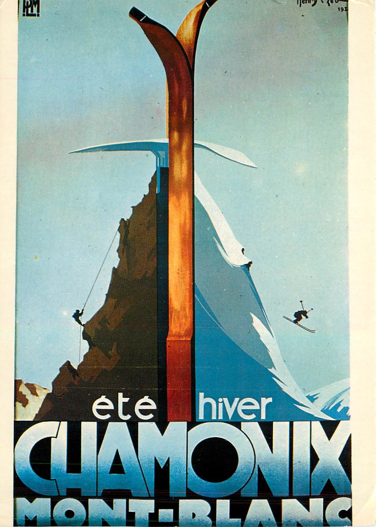 CPM Ete Hiver Chamonix Mont Blanc 