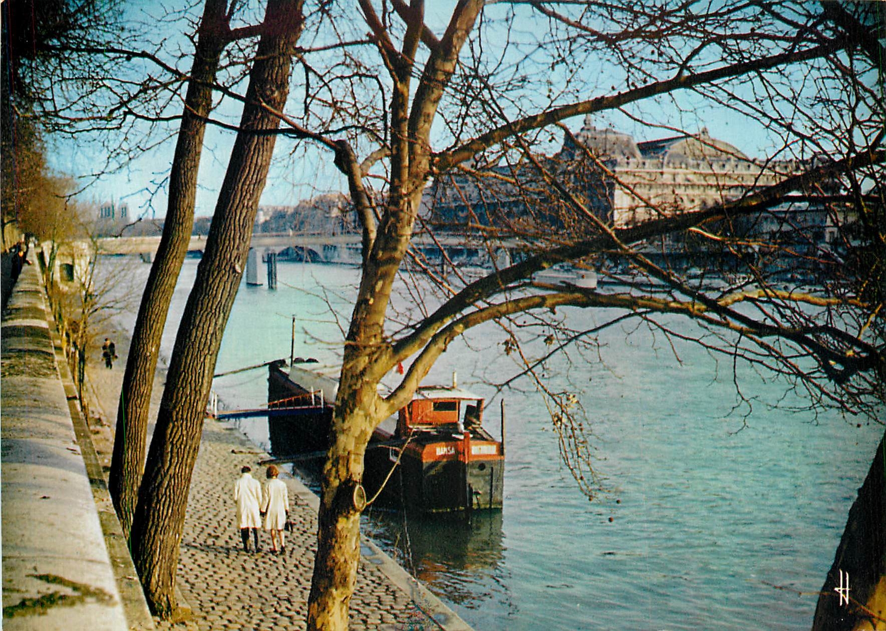 CPM Paris France Les Quais 