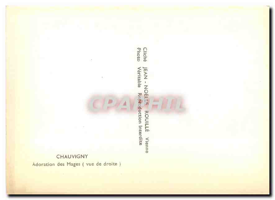CPM Chauvigny Adoration des Mages vue de droite  — Back
