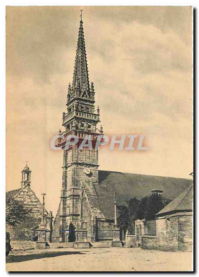 CPM Environs de Landerneau La Roche Maurice l'Eglise 