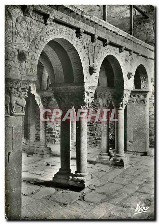 CPM Boule d'Amont Pyr Or Prieure de ND de Serrabone Monument Historique Le Pronaos 