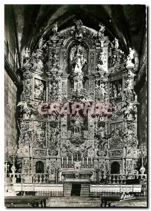 CPM En Roussillon Pyr Or Prades Eglise St Pierre M H Retable du Maitre Autel de Suner 
