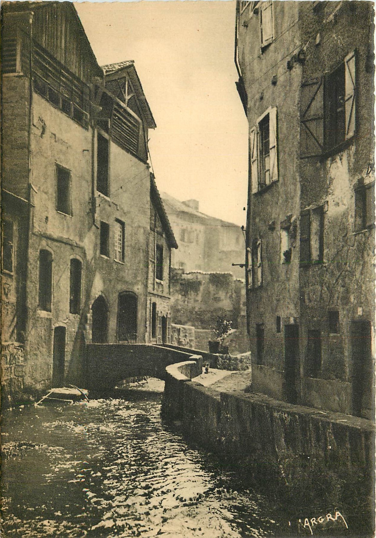 Figeac (en Quercy) — La Venise pauvre - La Rue du Canal — Les Arts Graphiques, Toulouse