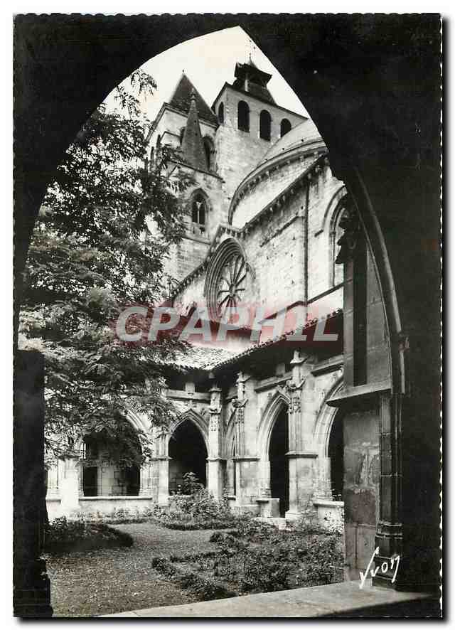 CPM Cahors Lot La Cathedrale vue d'une galerie du cloitre 