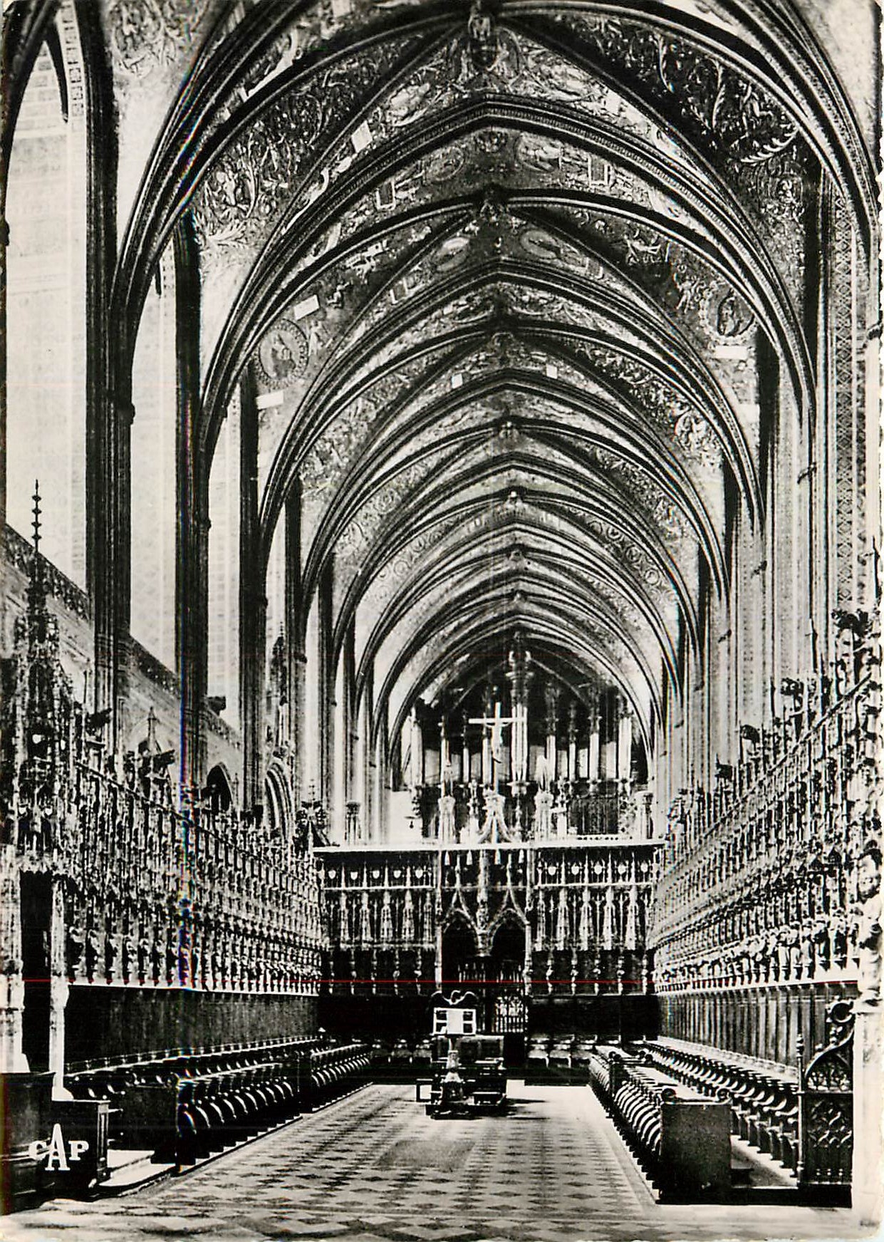 CPM Albi La Cathedrale Sainte Cecile La Nef et le Choeur 