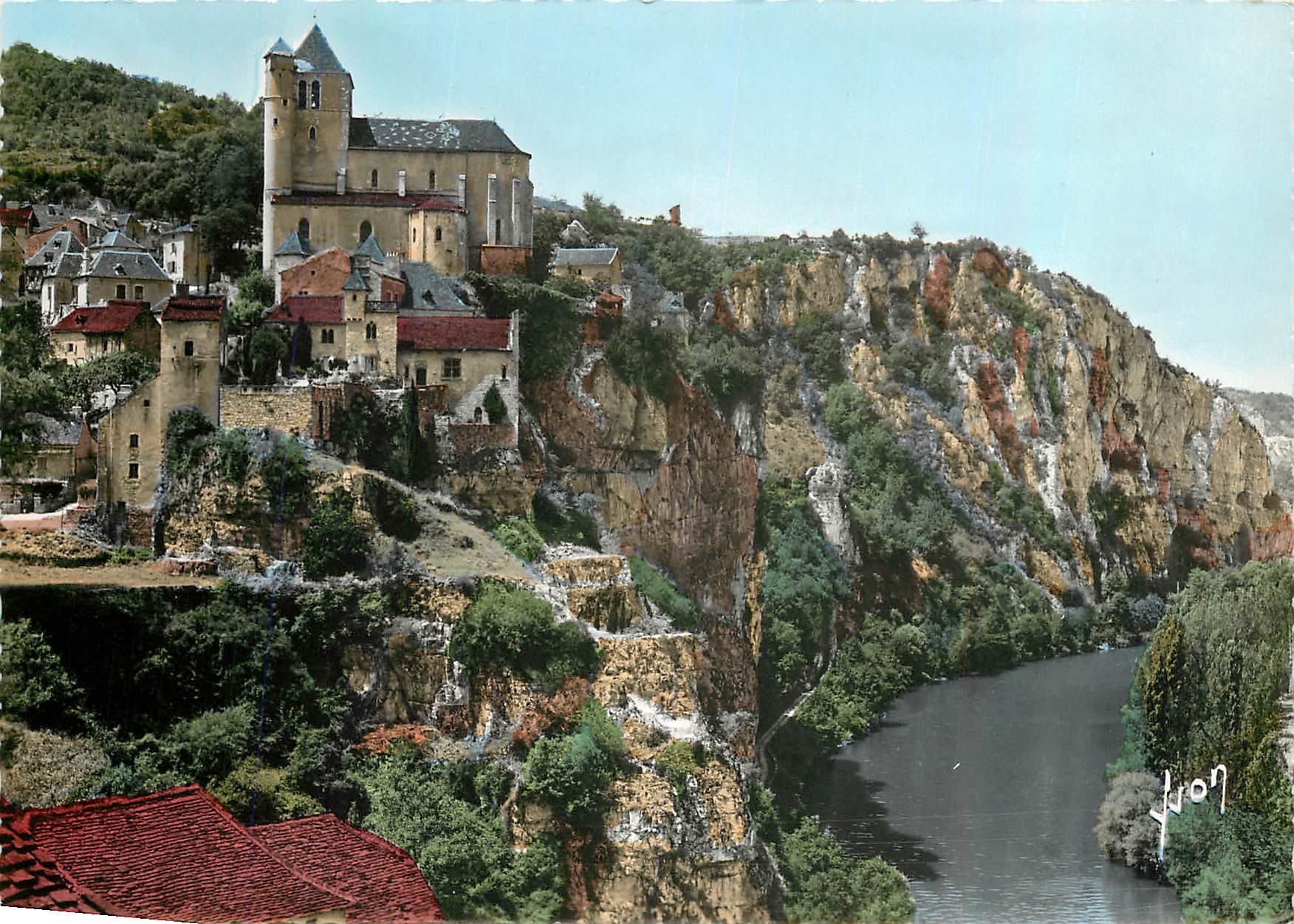 CPM Saint Cirq Lapopie Lot Quartier des gardes et le Lot 