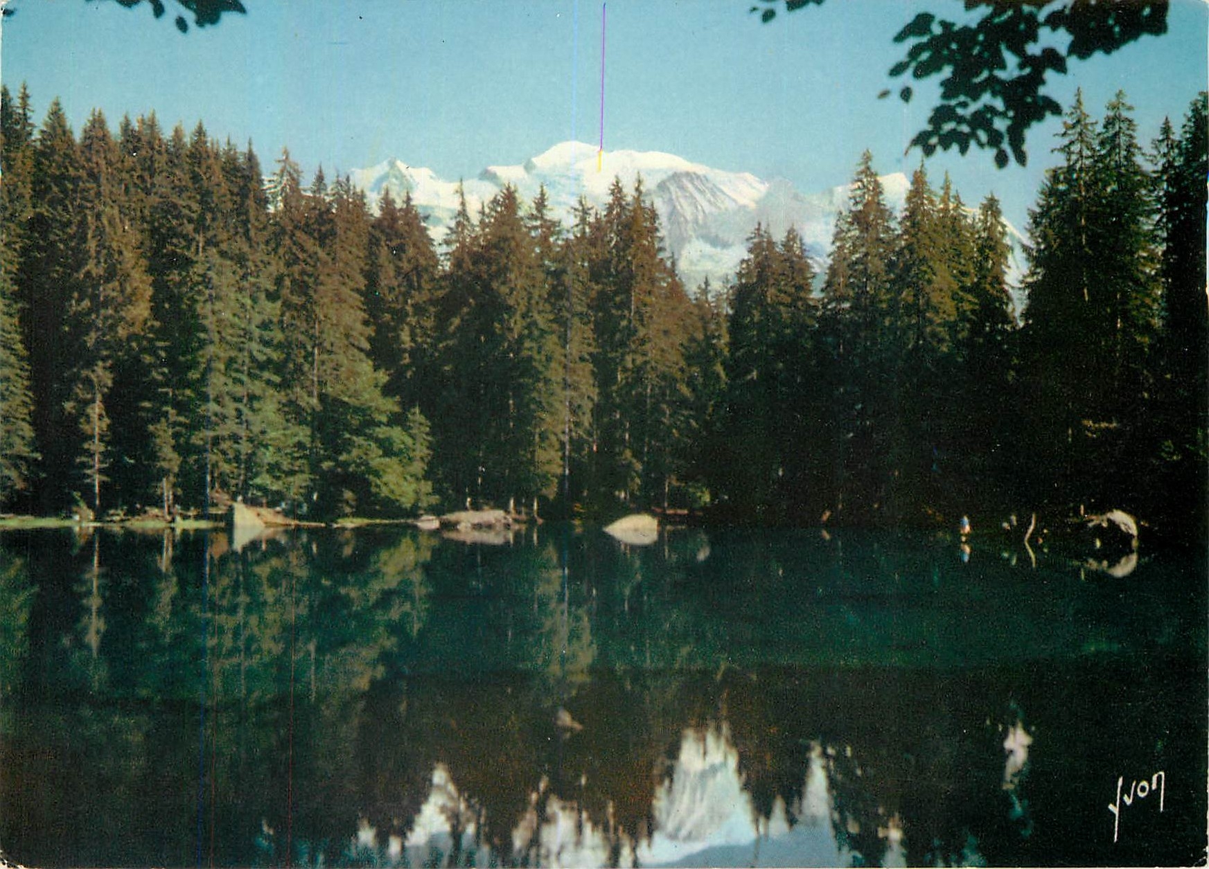 CPM Le Lac Vert Haute Savoie et le Mont Blanc 