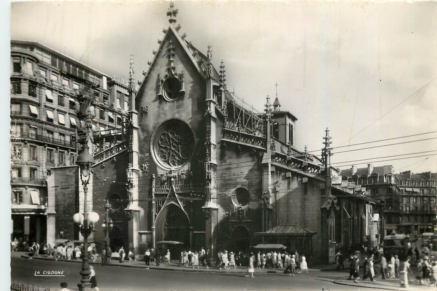 CPM Lyon Rhone L'Eglise Saint Bonaventure 