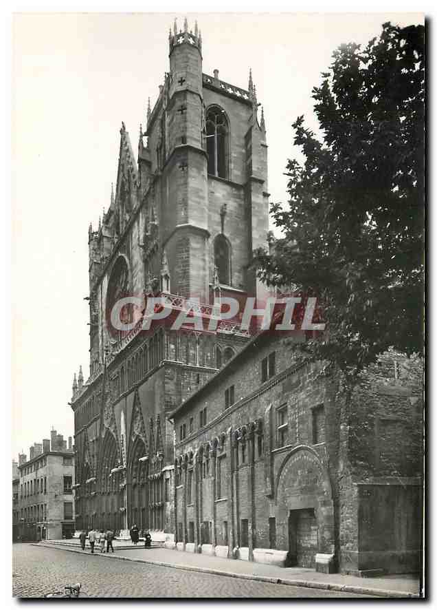 CPM Lyon Cathedrale St Jean et Manecanterie 