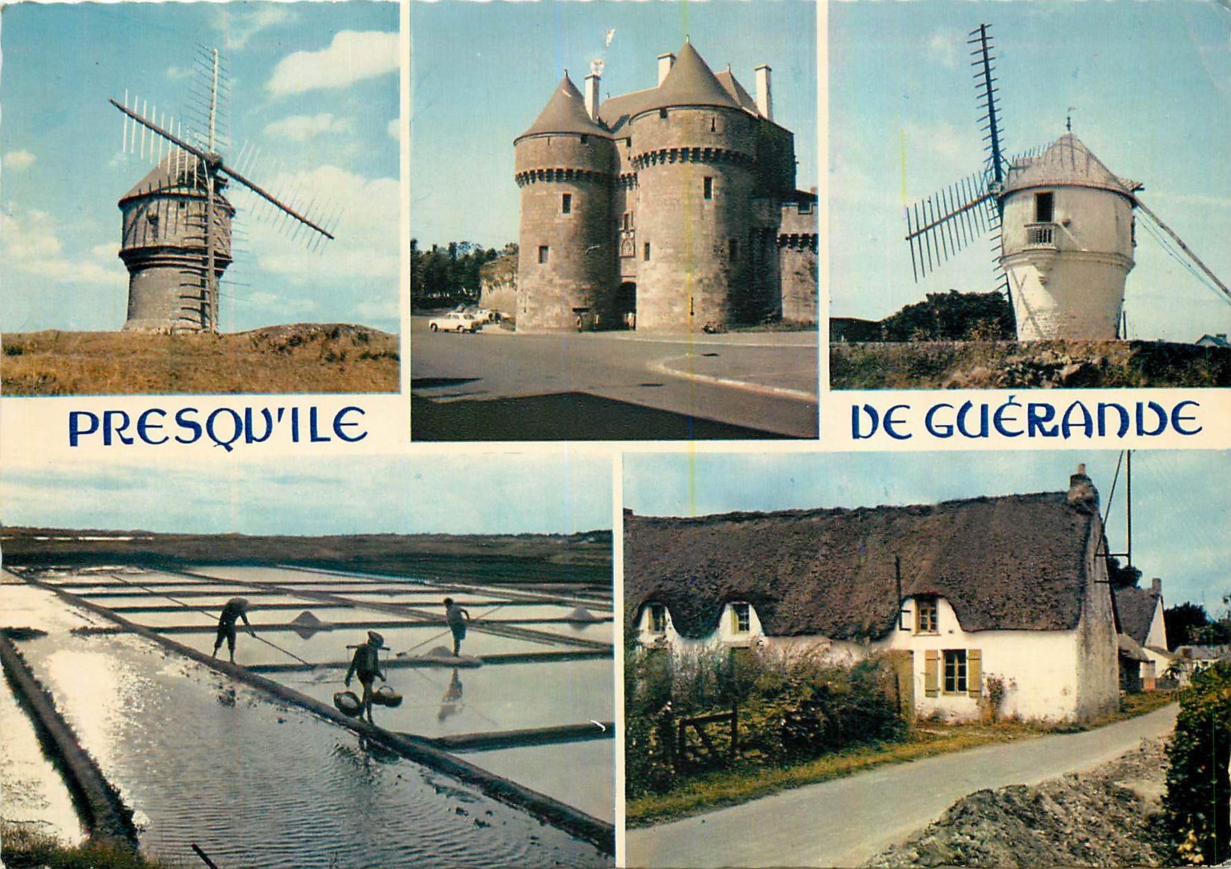 CPM Presqu'ile de Guerande Moulin a vent