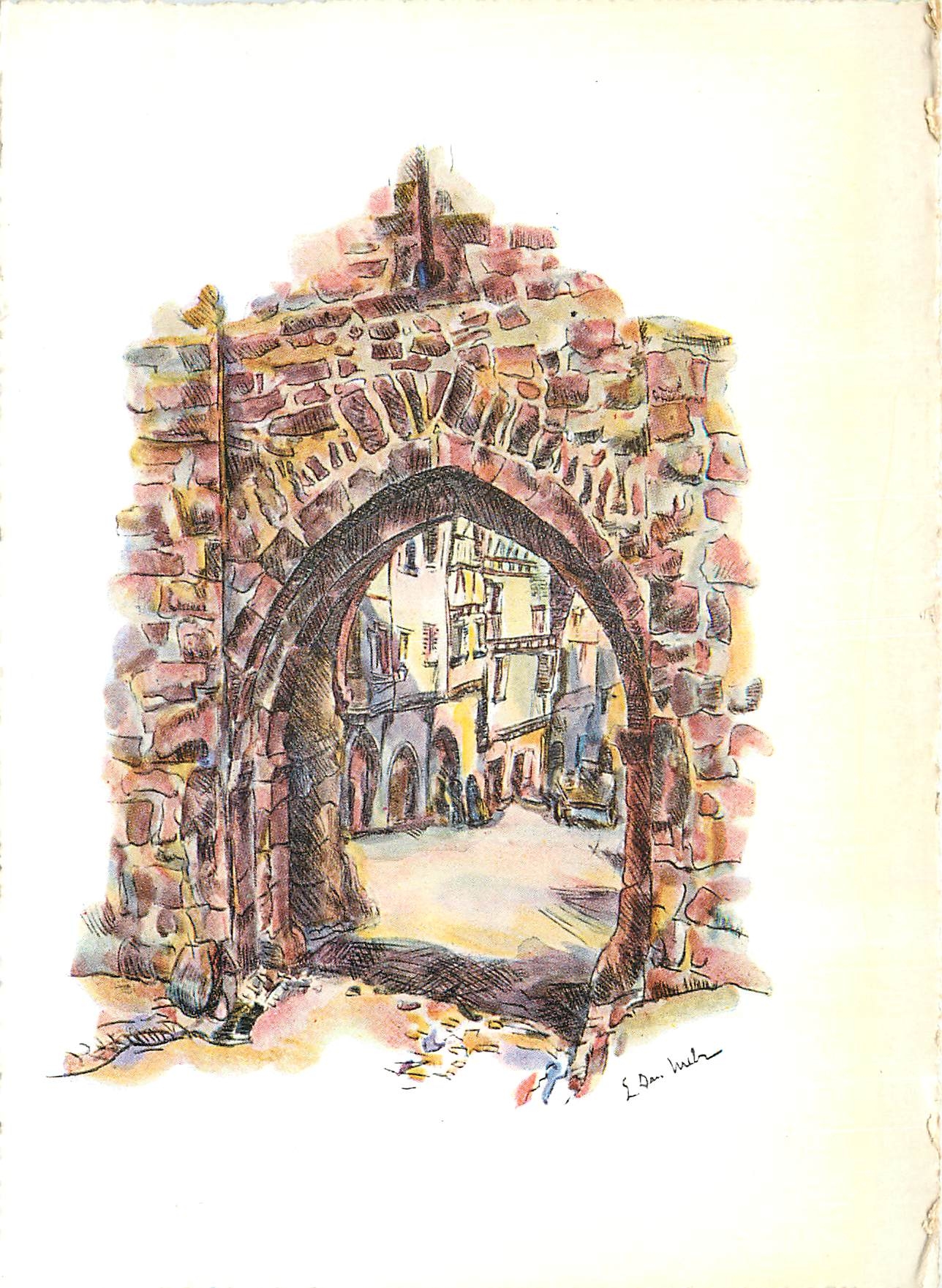CPM Riquewihr Haut Rhin Vieille porte du Dolder 
