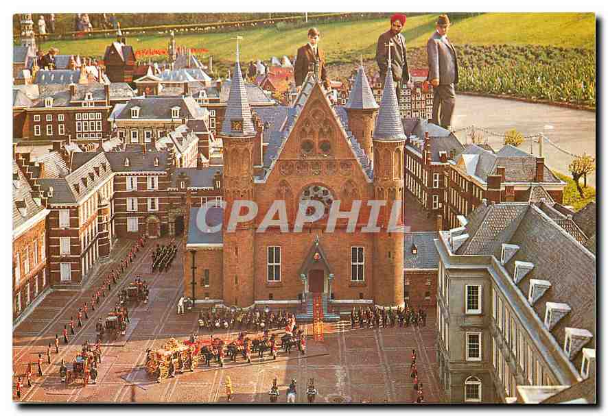 CPM Miniatuurstad Madurodam Den Haag La Cour interieure Der Hof 