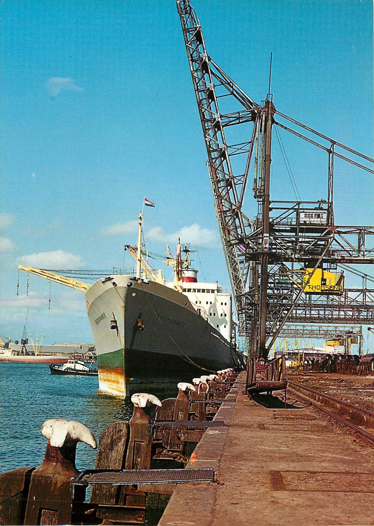 CPM Rotterdam Holland Havengezicht vue au port Hafenansicht 