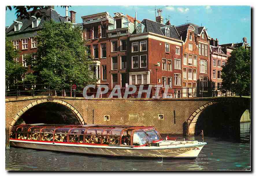 CPM Amsterdam Holland La Herengracht aux sept ponts 