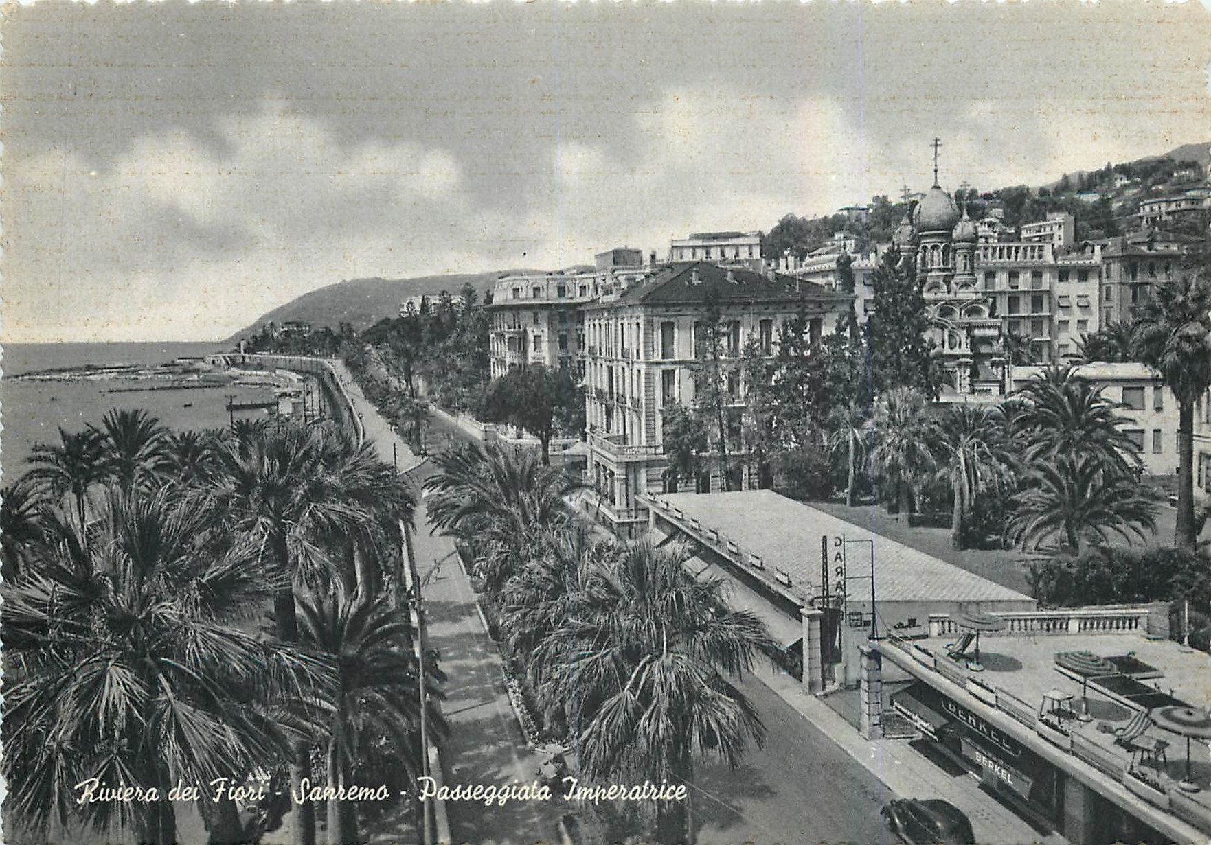 CPM Riviera dei Fiori Sanremo Passeggiata Imperatrice 