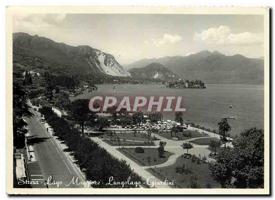 CPM Stresa Lago Maggiore Lungolago Giardini 