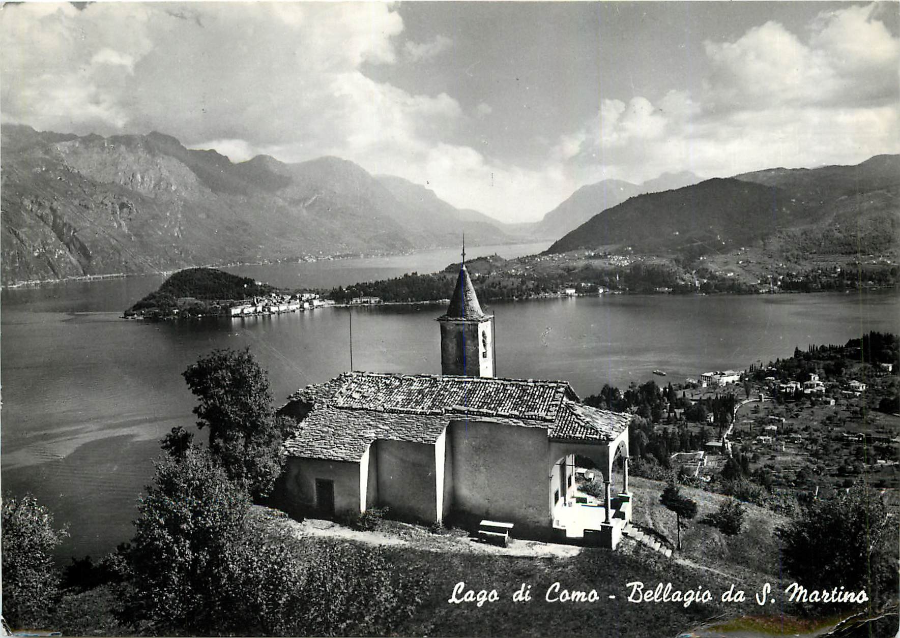 CPM Lago di Como Bellagio da S Martino 