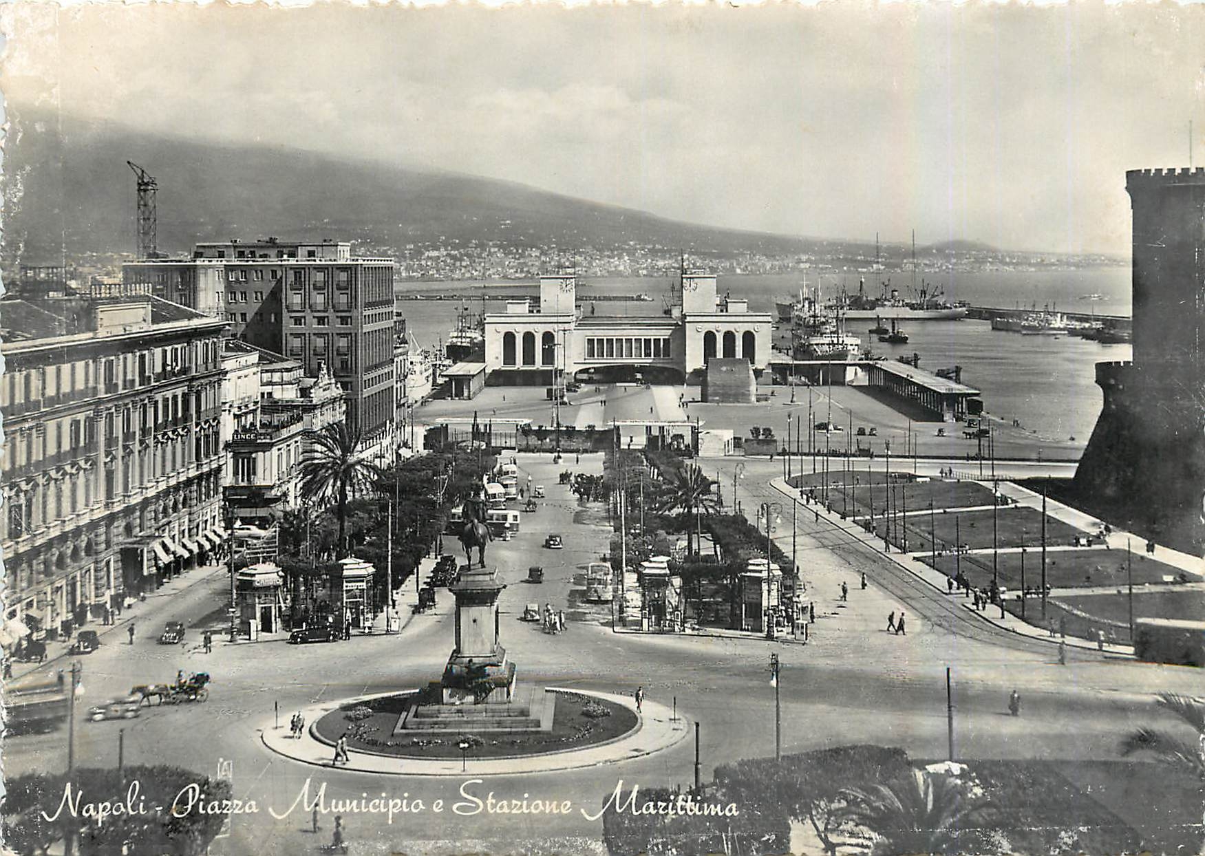 CPM Napoli Piazza Municipio e Stazione Mazittima 
