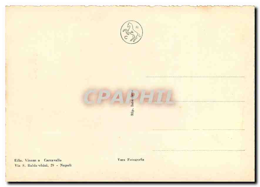 CPM Napoli Piazza Municipio e Stazione Mazittima  — Rückseite