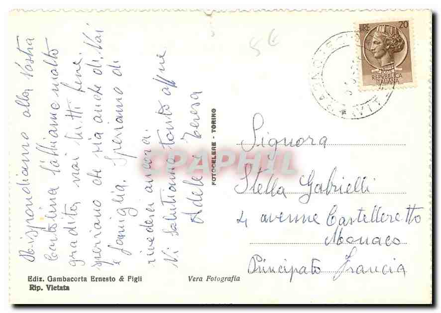 CPM Bagnoregio Civita di Bagnoregio Patria di S Bonaventura  — Rückseite