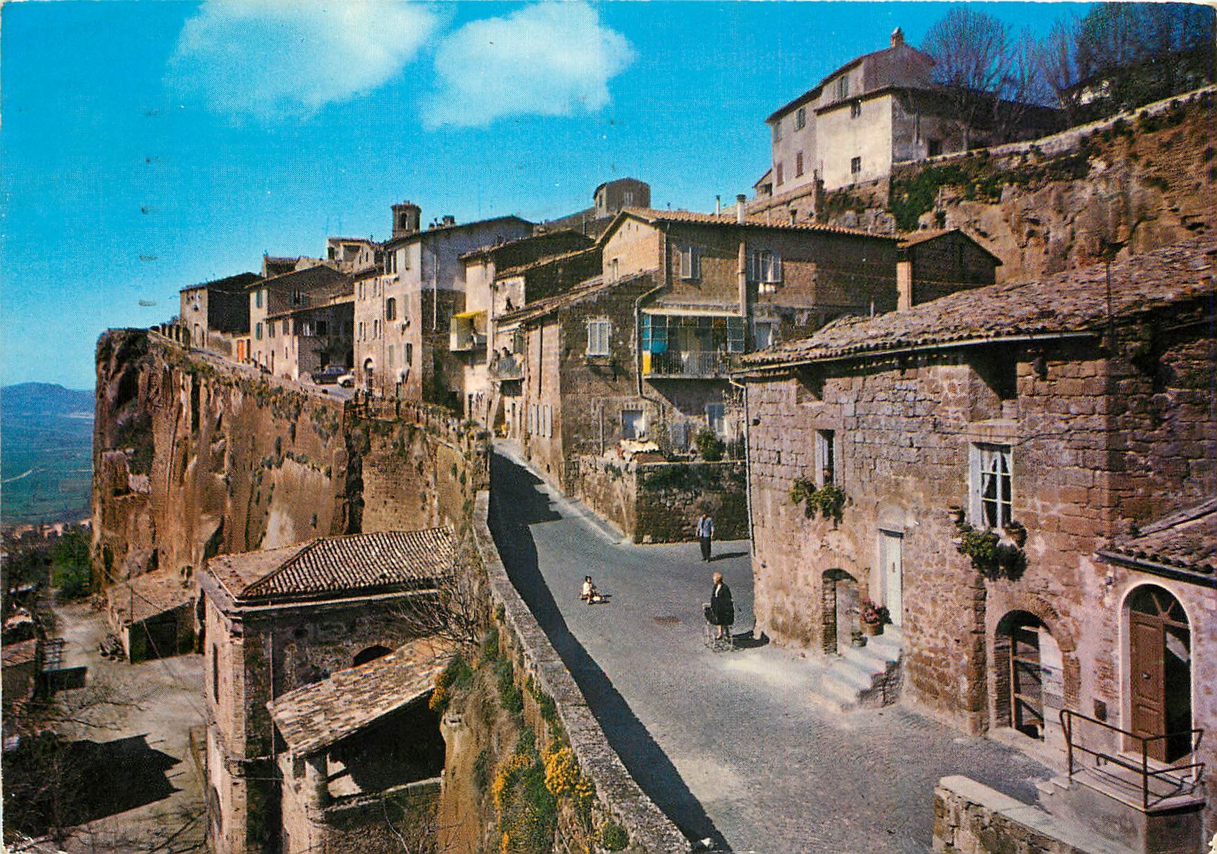 CPM Orvieto La Roche de Porte Maggiore Quartier Medieval 