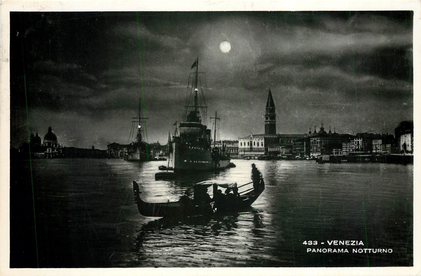 CPM Venezia Panorama Notturno 