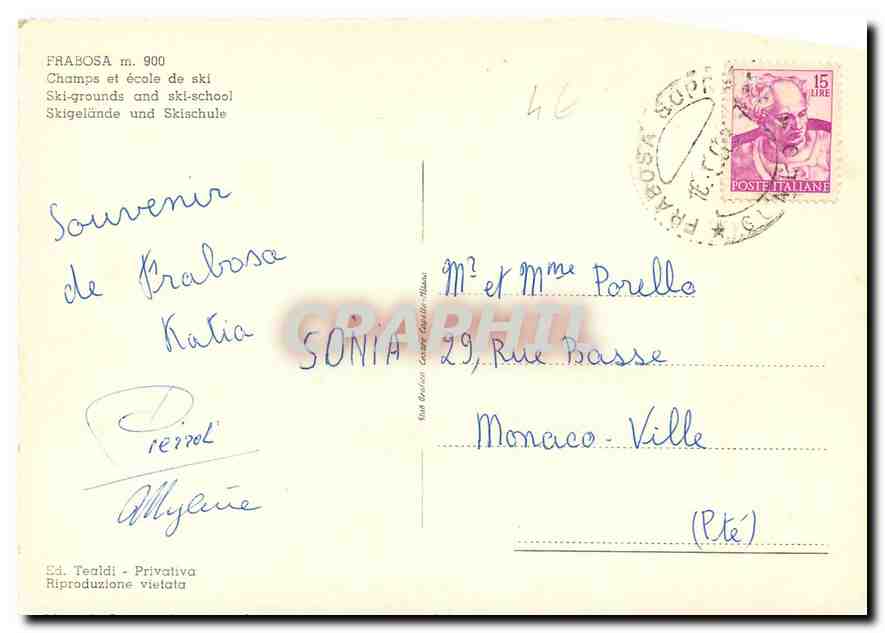 CPM Frabosa Campi scuolo sci  — Rückseite