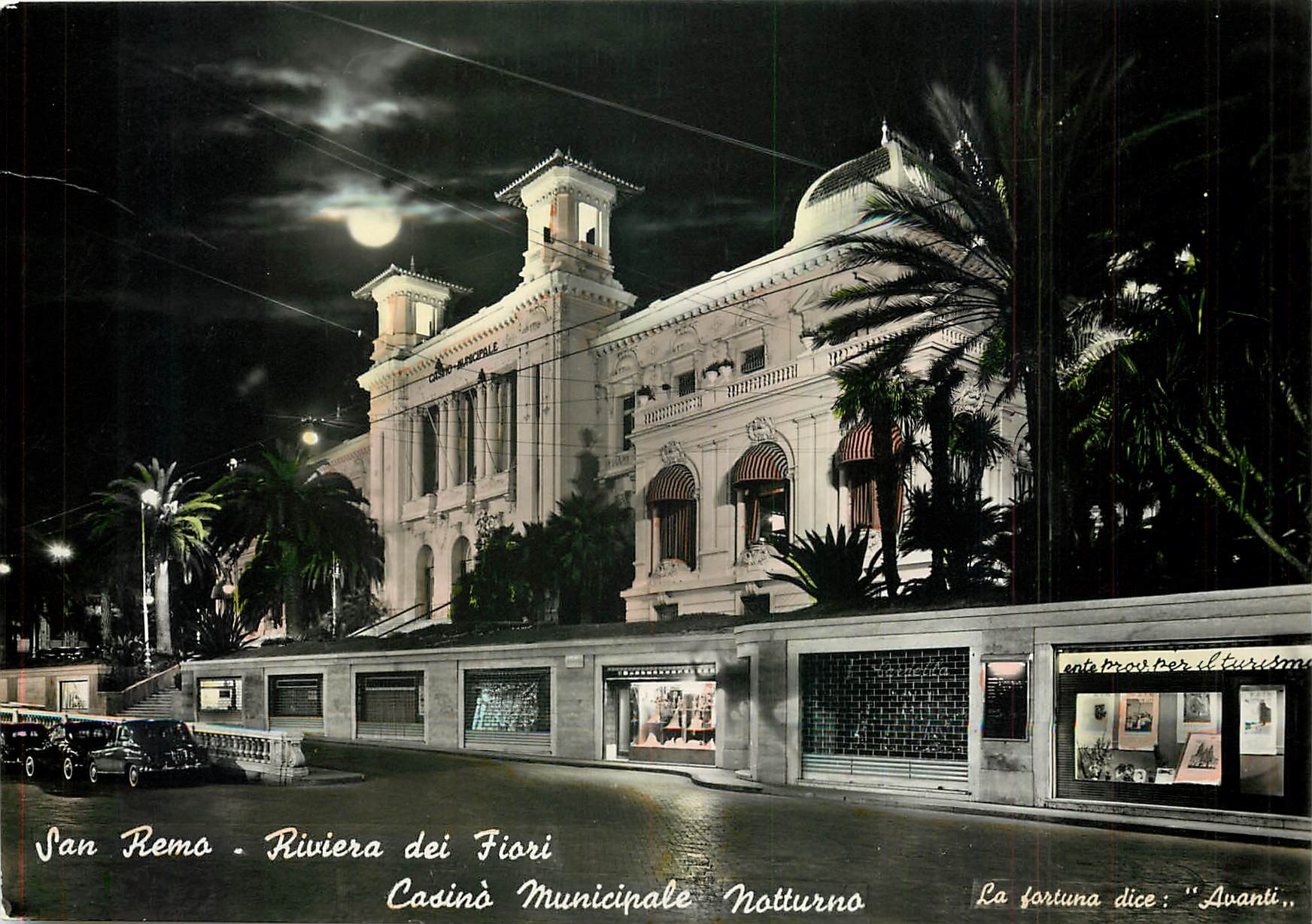 CPM San Remo Riviera dei Fiori Casino Municipale Notturno 
