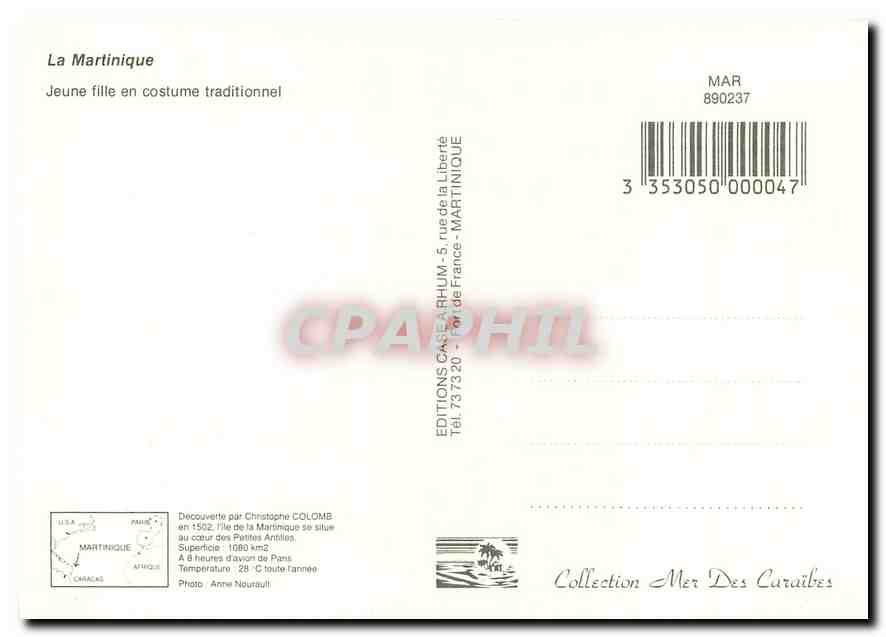 CPM Martinique  — Rückseite