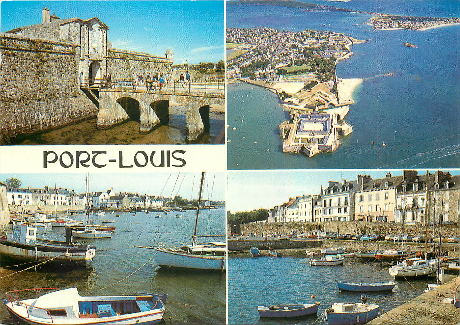 Port-Louis — Citadelle, port et vue générale — Éditions du Nord Château