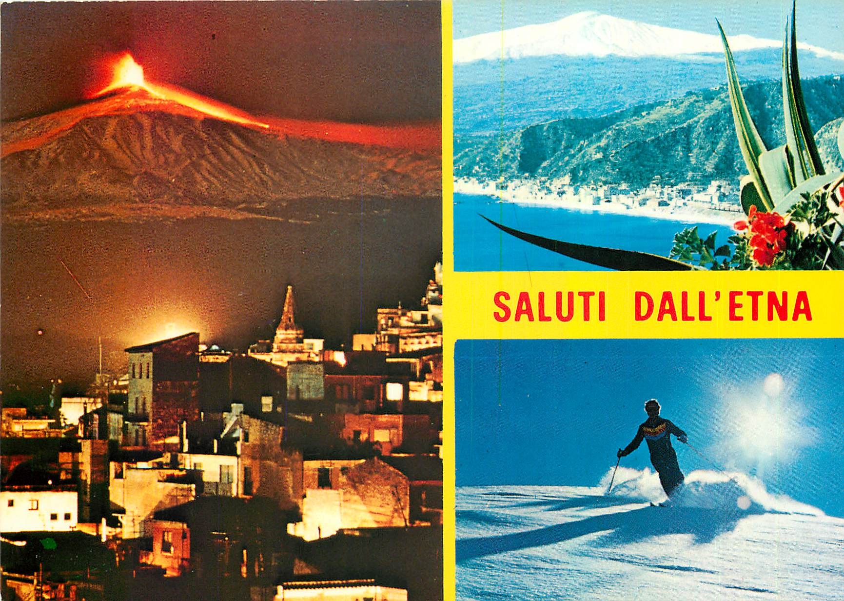 CPM Saluti Dall'Etna 