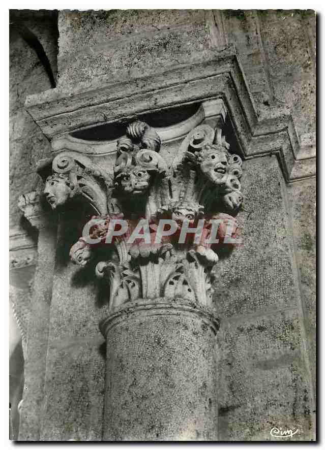 CPM Saulieu C d'Or Basilique St Andoche Les Chapiteaux 