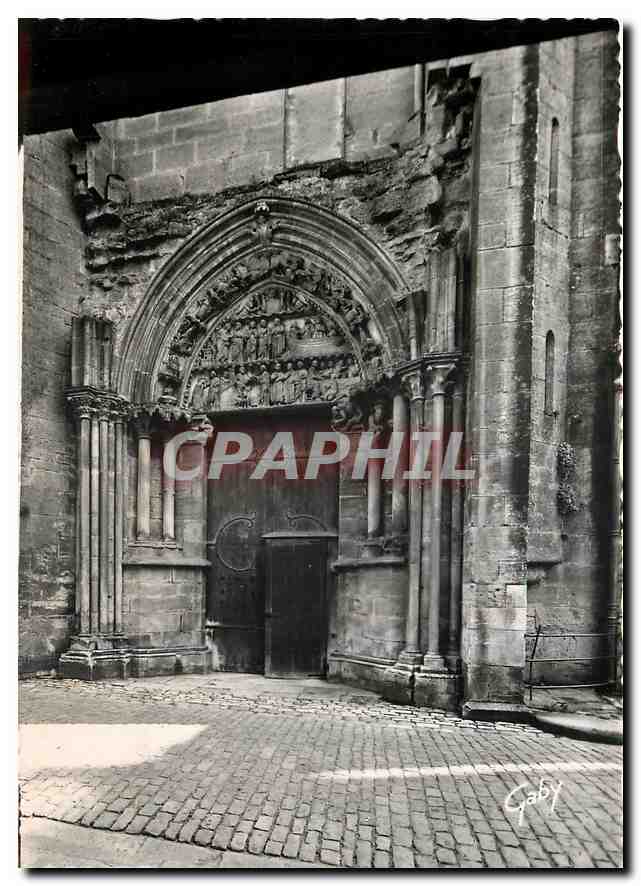CPM Semur en Auxois Cote d'Or Croisillon nord de Notre Dame et la Porte des Bleds 
