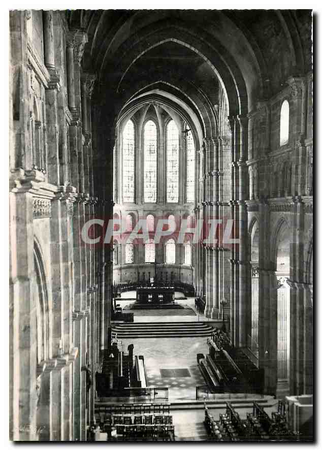 Autun Antique — Intérieur de la Basilique Saint-Lazare — CPAPHIL