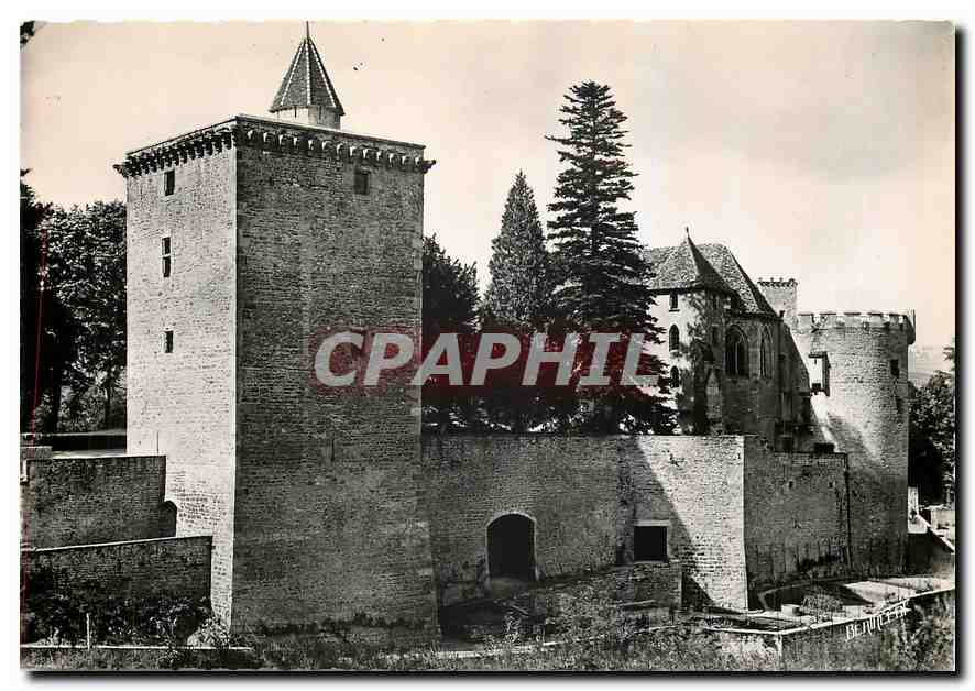 Château de Marguerite de Bourgogne — Vue d'ensemble — Photo BERTHILLOT, 36, rue de Sèvrie (S.-et-L.)