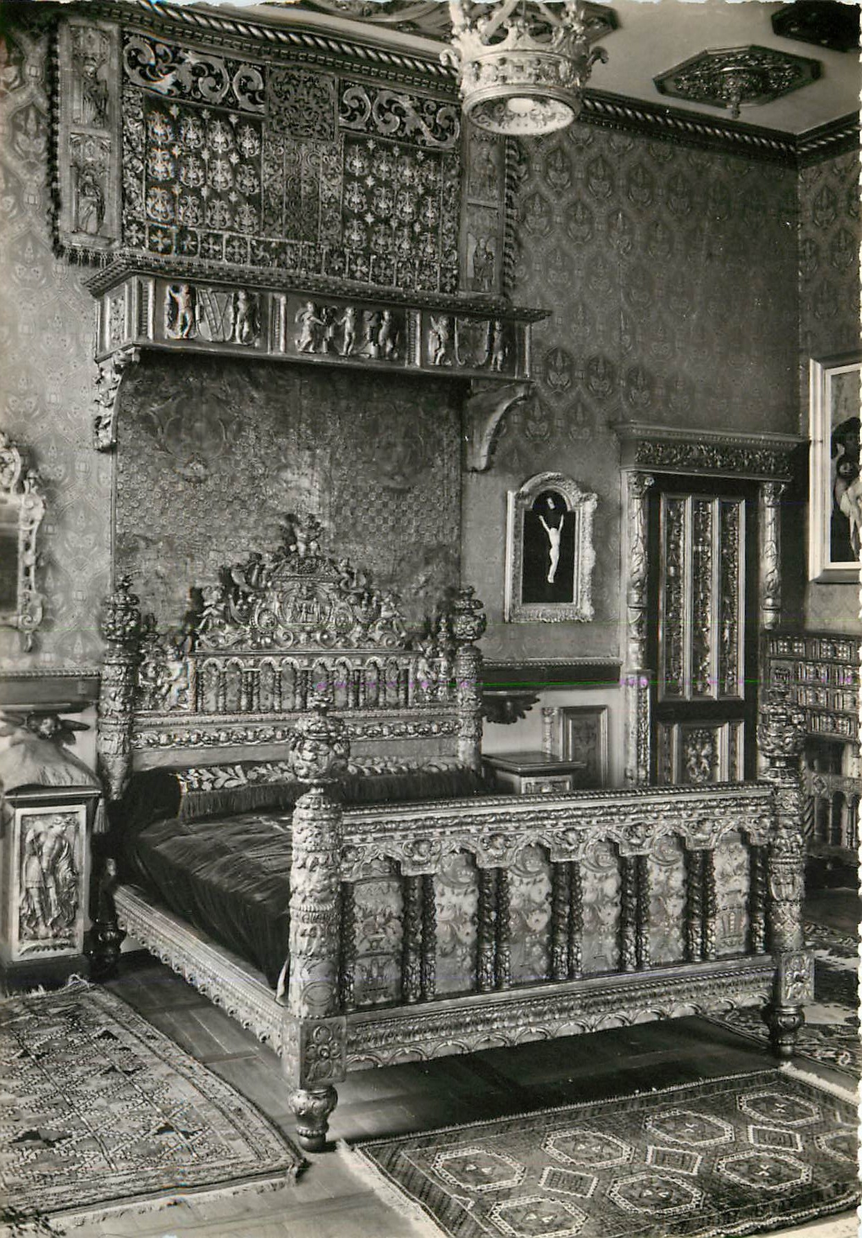 CPA Chateau de la Treyne par Pinsac Lot La Chambre de Charles Quint 