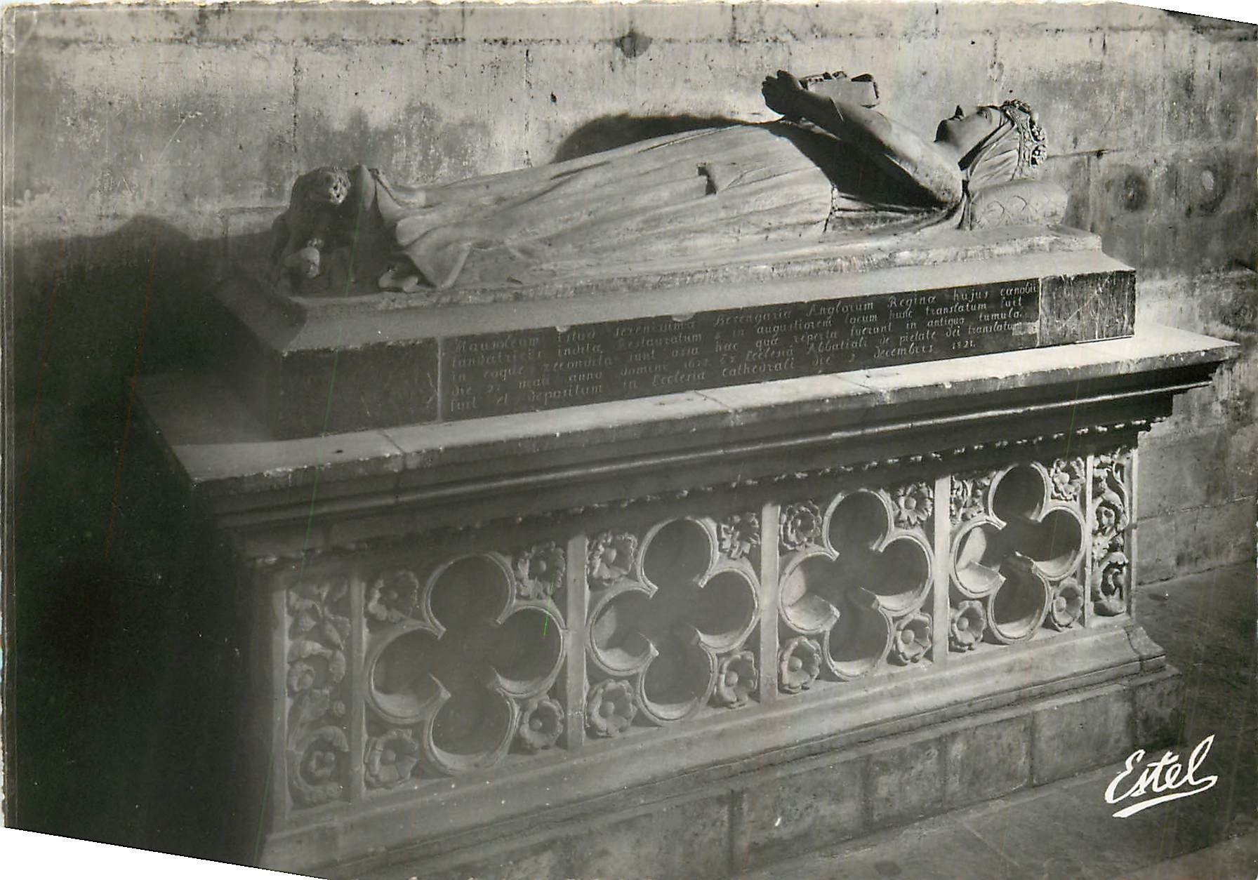 Le Mans - Cathédrale Saint-Julien : Tombeau de la Reine Bérengère (XIIIe siècle) — Éditeur Estel, n° 17119