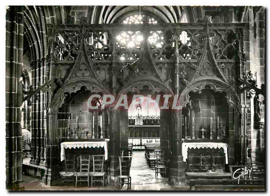 CPA Le Folgoet Finistere Basilique Notre Dame de Folgoet Le Jube 