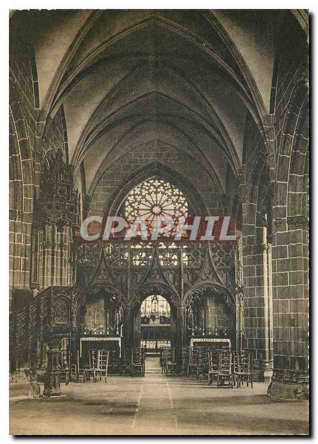 CPA Environs de Landerneau Basilique de ND du Folgoet Le Jube 