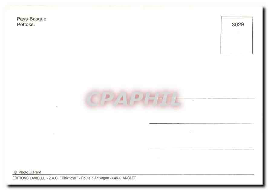 CPM Pays Basque Pottoks  — Back